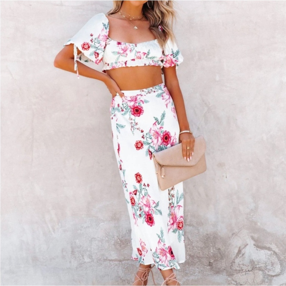 Floral Two-Piece Set